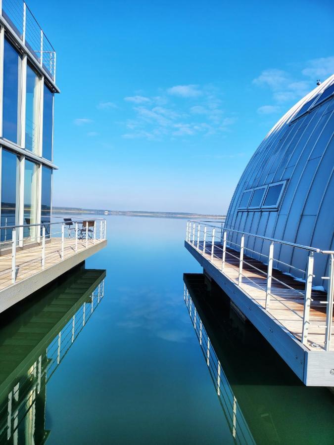 Schwimmendes Ferienhaus Silent Elsterheide Esterno foto